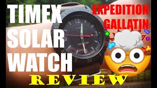 Timex Expedition Gallatin Solar Watch Review [upl. by Slaohcin]