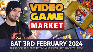 Leeds Video Game Market Feb 2024 FOOTAGE AND PICKUPS [upl. by Asirb]