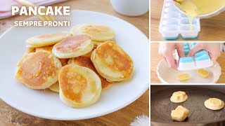 PANCAKE sempre pronti in 2 MINUTI 🥞 Congelati e cotti a colazione [upl. by Ttsepmet]