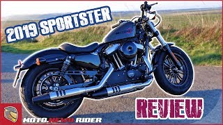 2019 Harley Davidson Sportster XL Forty Eight Review [upl. by Tonia34]