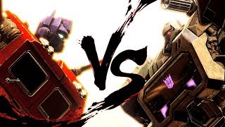 Transformers G1 Optimus Prime VS Megatron Remake [upl. by Damek]