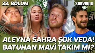 SURVIVOR ALL STAR 2024 ELEME İFŞA OLDU ALEYNA SAHRA ŞOK TURABİ RİODA YOK 33 BÖLÜM CANLI İZLE TV 8 [upl. by Ttirrej]