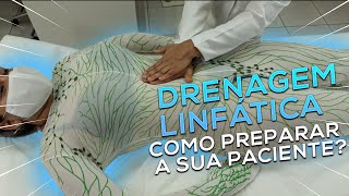 Como preparar a paciente para drenagem linfática [upl. by Eseela]