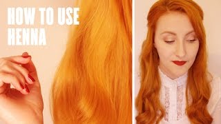 HOW TO USE HENNA HAIR DYE • RockyApplebee [upl. by Nivonod]