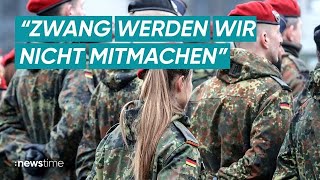 Kriegstüchtiges Deutschland Pistorius will Wehrpflicht nach Schwedens Vorbild [upl. by Danni]