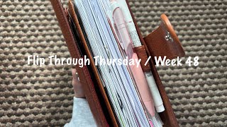 Flip Through Thursday  Week 48  November 2024  Pink Planner Girl [upl. by Aicnetroh824]