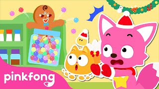 Hurry Catch the Gingerbread Man  2023 NEW🎄 Christmas Song  Pinkfong Official [upl. by Wilmer773]