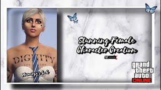 GTA 5 Online  Stunning Female Character Creation♡  Xbox OnePS4PC ♡ [upl. by Gladys634]