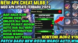 CHEAT ML TERBARU 2024  MOD UNLOCK ALL SKIN MOBILE LEGENDS  ANTI BANNED NO PASSWORD [upl. by Nylehtak999]