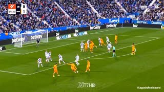 🔥 Federico Valverde INSANE FREE KICK GOAL vs Leganés  Valverde goal celebration with Rüdiger [upl. by Audsley495]