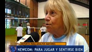 Newcom un deporte para sentirse bien  Telefe Noticias [upl. by Aicilas794]