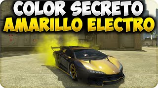 GTA 5 ONLINE 118  COLOR SECRETO AMARILLO ELECTRO  COLORES OCULTOS  GTA V ONLINE 118 [upl. by Artie]