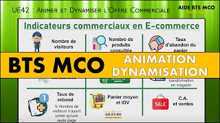 AIDE BTS MCO  Quels sont les indicateurs commerciaux en Ecommerce   UE42 ADOC [upl. by Codie]