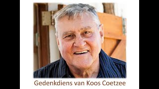 NG Kerk Vredendal  Gedenkdiens Koos Coetzee [upl. by Devora]