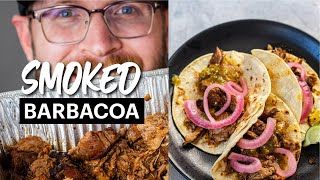 How to Smoke Mexican Barbacoa  Lamb Tacos Recipe Cooked over Charcoal [upl. by Lieno]