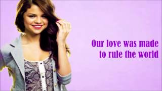 Forget ForeverSelena Gomez Lyrics Video [upl. by Holder]