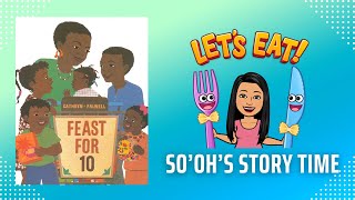 Feast for 10  Fun family book READ ALOUD for children Lets Count Together [upl. by Peta]