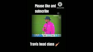 Travis head batting class💪viralshort 1millionviews travishead ytshorts youtubeshorts australia [upl. by Ahterod914]