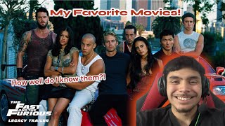 HOW WELL DO I KNOW ALL FAST amp FURIOUS MOVIES [upl. by Guthry143]