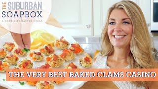 Make this AMAZING Baked Clams Casino Recipe for your next dinner party [upl. by Misaq585]