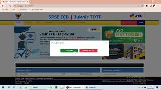 Tidak bisa login ke lpse pu [upl. by Ayatnohs]