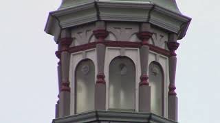 another view of cleckheaton town hall 3 clock faces only [upl. by Wolbrom766]