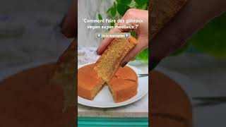 🧁 COMMENT FAIRE DES GÂTEAUX VEGAN SUPER MOELLEUX [upl. by Esetal]