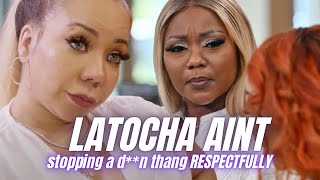 Tiny Harris CLAPS BACK At Latocha Scott For Trying To Sue Xscape For Trademark Infringement [upl. by Brooking154]