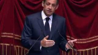 Discours de N Sarkozy devant le Parlement réuni en Congrès à Versailles [upl. by Mari]