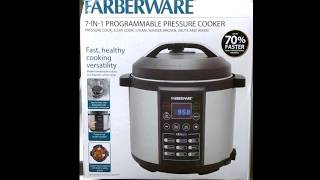 Farberware 7 in 1 Electric Pressure Cooker [upl. by Mayor]