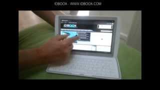 Archos 101 XS clavier et video Tablette  IDBOOX [upl. by Eellac]