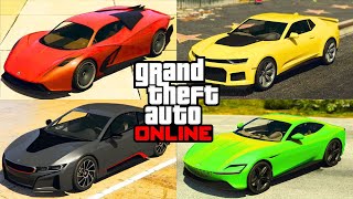 TOP 5 FASTEST CARS IN GTA ONLINE UPDATED OCTOBER 2024 [upl. by Irma]