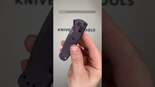 Benchmade Mini Bugout 533GY 09 Cerakote S30V Purple Grivory pocket knife [upl. by Ytsirt]