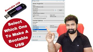 Fat32 or NTFS For Bootable USB  NTFS or Fat32 For Bootable USB Windows 10 [upl. by Nolasba377]