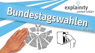 Bundestagswahlen bis 2013 einfach erklärt explainity® Erklärvideo [upl. by Chesnut]