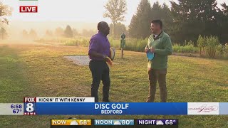 New disc golf course opens in Bedford Reservation [upl. by Erdnaxela]