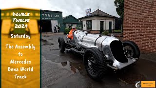 Brooklands Double 12 2024 Saturday Mercedes Benz World track assembly [upl. by Agee]