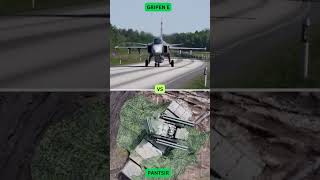 GRIPEN E VS PANTSIR AIR DEFENSE military armyairforcegripen [upl. by Sewellyn408]