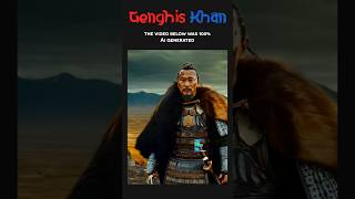 Reimagining Genghis Khan with AI shorts ai aiart history genghiskhan [upl. by Aniat]