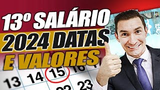 SAIU CALENDÁRIO de ANTECIPAÇÃO de PAGAMENTOS  13º SALÁRIO PAGAMENTO 2024 para APOSENTADOS INSS [upl. by Aulea]