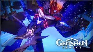 Tartaglia VS AllDevouring Narwhal Cutscene Animation  Archon Quest Act 5  Genshin Impact 42 [upl. by Yesnnyl]