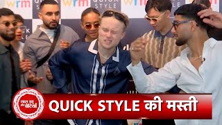 Special Interaction With Norwegian Dance Group Quick Style On Debut India Show  SBAB [upl. by Amathist]