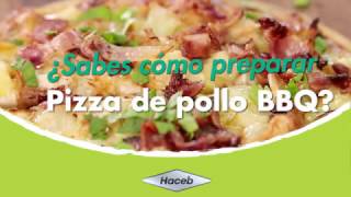 Recetas Haceb Pizza de pollo BBQ [upl. by Kalle578]