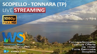 🔴 Scopello live webcam  Panoramica TonnaraFaraglioni da Hotel Torre Bennistra [upl. by Vadnee]