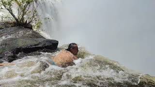 Devils Pool Victoria Falls Zambia piscina del diablo Cataratas Victoria [upl. by Ert]