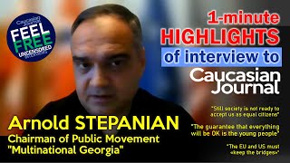 Selected highlights from the interview with Arnold STEPANIAN  the link to the full video is below ↓ [upl. by Dobbins]