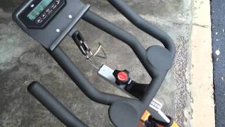 Review Ironman Triathlon XClass 510 spin bike training cycle [upl. by Kcirdled]