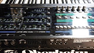 Oberheim Matrix12 Synthesizer Video Demo 5  Nebula [upl. by Teilo]