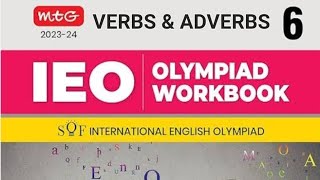 MTG IEO OLYMPIAD CLASS 6  VERBS AND ADVERBS  SOF INTERNATIONAL ENGLISH OLYMPIAD WORKBOOK  SOLVED [upl. by Cardinal]