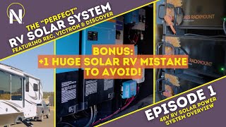 48 Volt RV Solar Power System  REC Victron Discover  Episode 1 System Overview  Bonus Mistake [upl. by Germin]